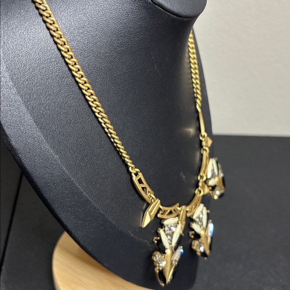 J. Crew Gold and Black Statement Necklace - Picture 6 of 8